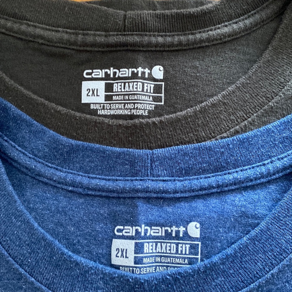 2 Carhartt shirts